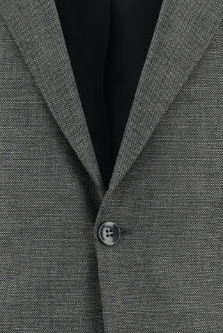  Açık Füme 7 Drop Slim Fit Dar Kesim Desenli Takım Elbise