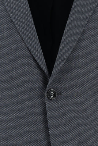  Koyu Füme 7 Drop Slim Fit Dar Kesim Desenli Takım Elbise