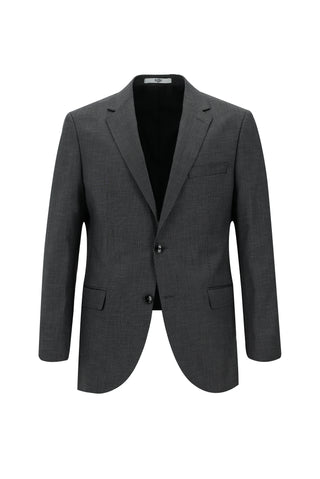  Orta Füme 6 Drop Regular Fit Standart Kesim Desenli Takım Elbise