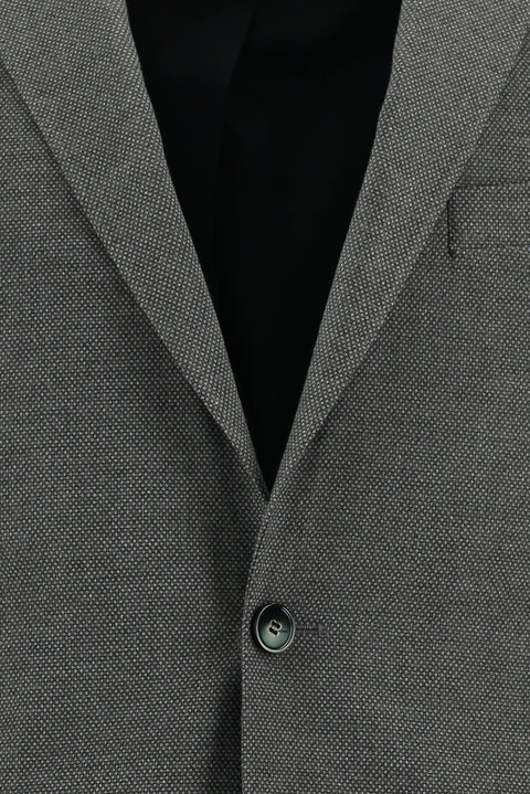 Medium Gray 6 Drop Regular Fit Standard Cut Patterned Suit