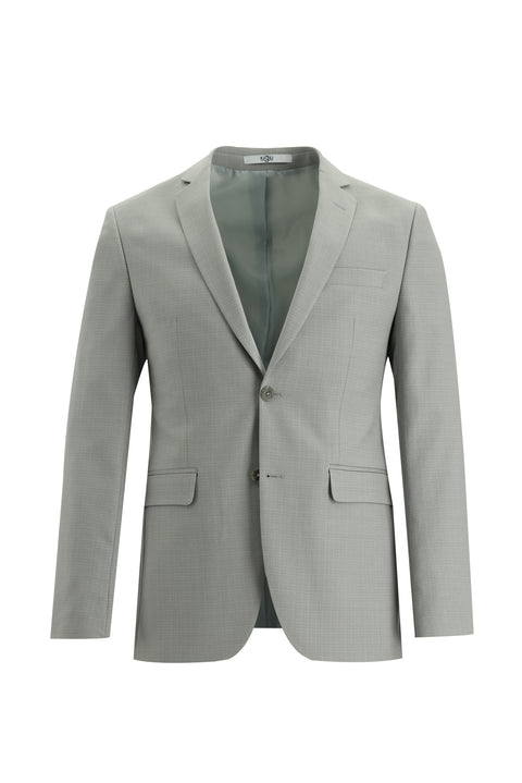 Light Grey 7 Drop Super Slim Fit Extra Narrow Cut Patterned Suit