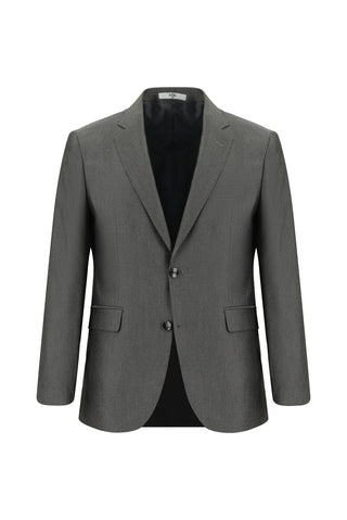  Koyu Antrasit 7 Drop Slim Fit Dar Kesim Desenli Takım Elbise