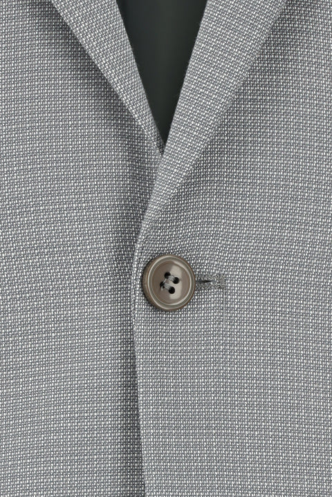 Light Gray 6 Drop Regular Fit Standard Cut Patterned Suit