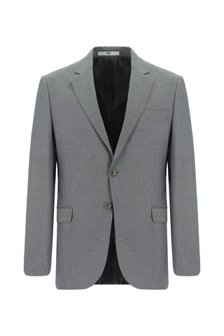  Koyu İndigo 6 Drop Regular Fit Standart Kesim Desenli Takım Elbise