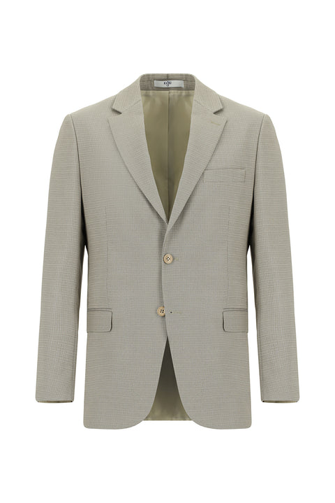 Stone 6 Drop Regular Fit Standard Cut Patterned Suit