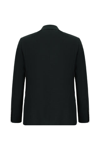  Koyu Yeşil 6 Drop Regular Fit Standart Kesim Desenli Takım Elbise