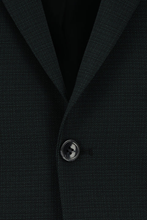 Dark Green 6 Drop Regular Fit Standard Cut Patterned Suit