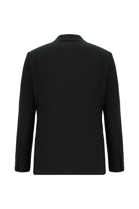Dark Anthracite 6 Drop Regular Fit Standard Cut Patterned Suit