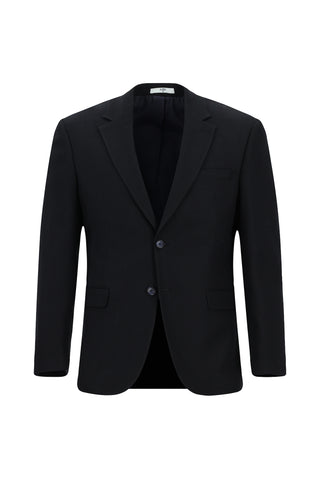  Koyu Lacivert 6 Drop Regular Fit Standart Kesim Desenli Takım Elbise