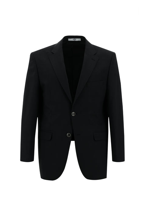 Marengo 4 Drop Relaxed Fit Wool Patterned Suit