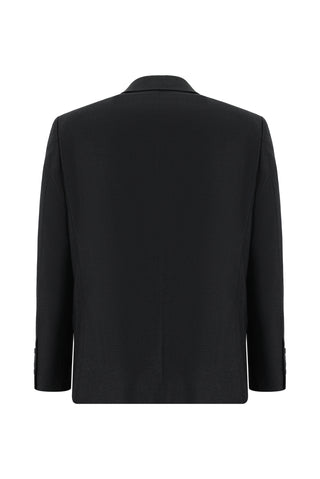  Koyu Antrasit 4 Drop Relaxed Fit Rahat Kesim Desenli Takım Elbise