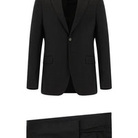 Dark Brown 7 Drop Super Slim Fit Extra Narrow Cut Patterned Suit