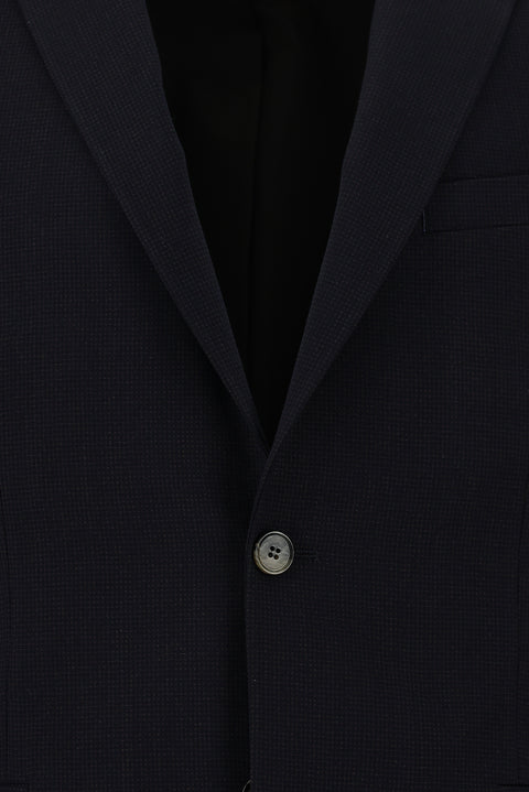 Dark Brown 7 Drop Super Slim Fit Extra Narrow Cut Patterned Suit