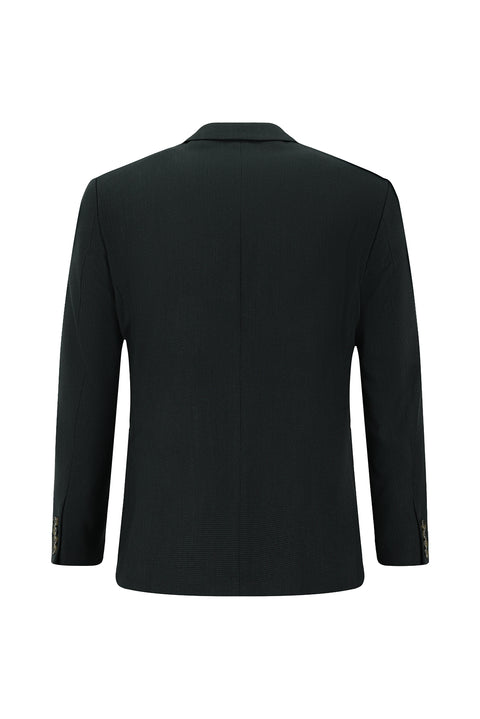 Dark Green 7 Drop Super Slim Fit Extra Narrow Cut Patterned Suit