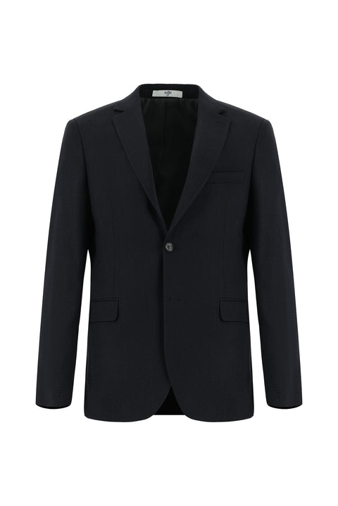 Medium Anthracite 7 Drop Slim Fit Patterned Suit