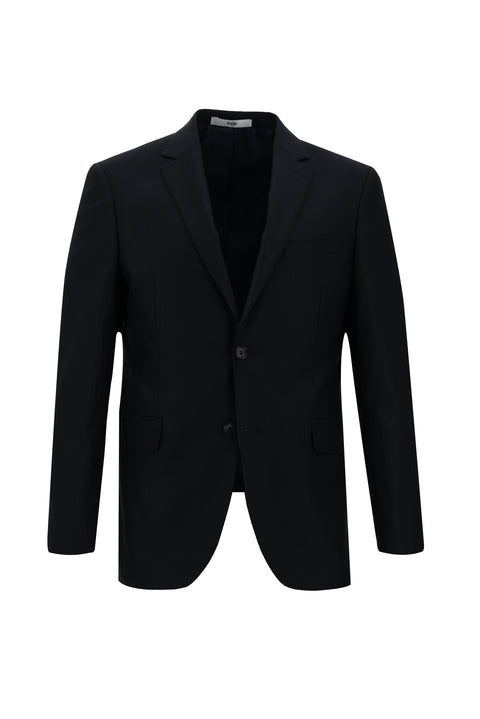 Dark Navy 7 Drop Slim Fit Striped Suit