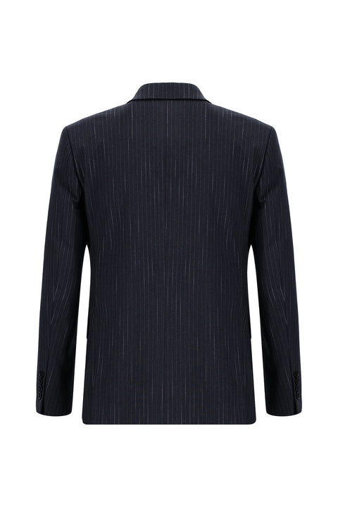 Dark Anthracite 6 Drop Regular Fit Standard Cut Striped Suit