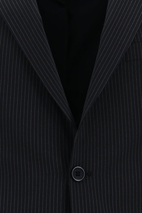 Dark Navy 6 Drop Regular Fit Standard Cut Striped Suit