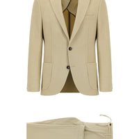Safari 6 Drop Regular Fit Striped Elastic Waist Drawstring Suit