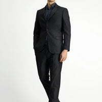 Dark Anthracite 6 Drop Regular Fit Standard Cut Striped Suit