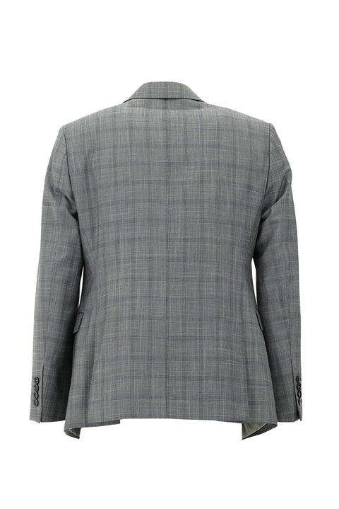 Medium Grey 7 Drop Slim Fit Narrow Cut Suit with Vest