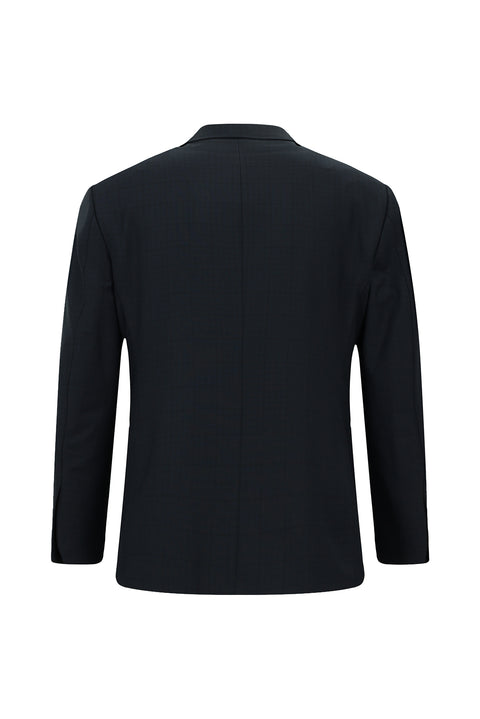 Petrol Green 6 Drop Regular Fit Standard Cut Plaid Wool Suit