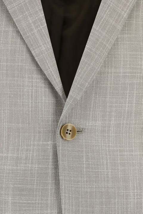 Light Mink 7 Drop Slim Fit Patterned Suit