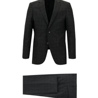 Dark Anthracite 6 Drop Regular Fit Standard Cut Plaid Suit
