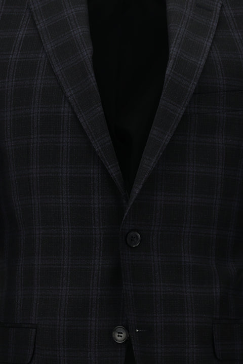 Dark Anthracite 6 Drop Regular Fit Standard Cut Plaid Suit