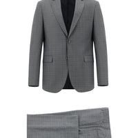 Light Gray 7 Drop Slim Fit Patterned Suit