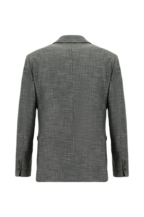 Dark Gray 7 Drop Slim Fit Narrow Cut Suit with Vest
