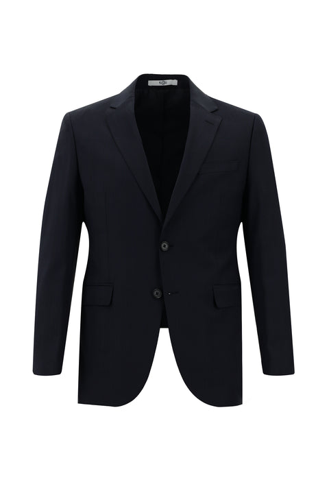 Dark Navy 7 Drop Slim Fit Narrow Cut Wool Suit
