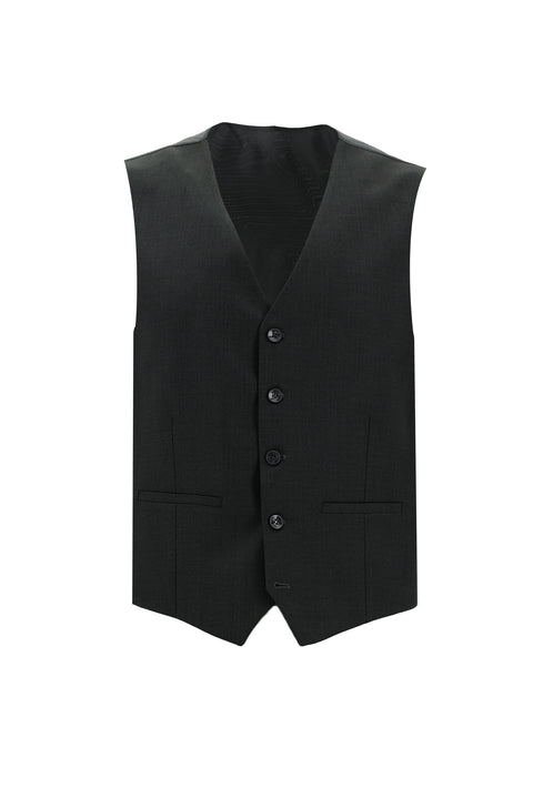 Light Gray 6 Drop Regular Fit Standard Cut Wool Combination Vest Suit