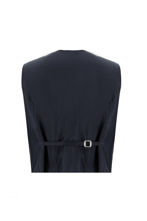 Dark Gray 7 Drop Super Slim Fit Extra Narrow Cut Suit with Vest