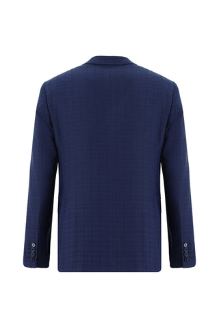  Orta Lacivert 7 Drop Super Slim Fit Eksra Dar Kesim Kombinli Yelekli Takım Elbise