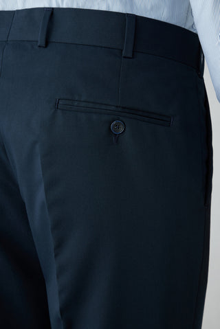  Orta Lacivert 6 Drop Regular Fit Standart Kesim Klasik Kumaş Pantolon