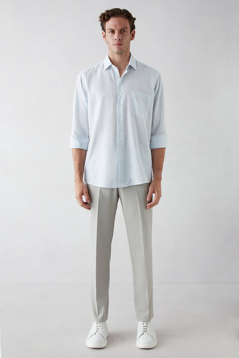 Stone 4 Drop Relaxed Fit Classic Fabric Trousers