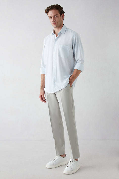 Stone 4 Drop Relaxed Fit Classic Fabric Trousers
