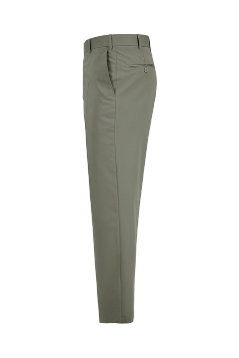 Light Mink 8 Drop Long Slim Fit Classic Fabric Trousers