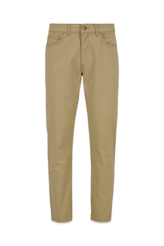  Orta Bej Slim Fit Dar Kesim Likralı 5 Cep Kanvas / Chino Pantolon
