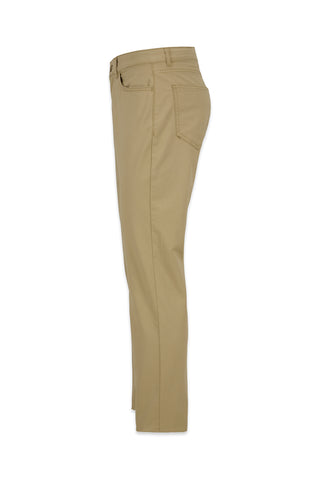  Orta Bej Regular Fit Standart Kesim Likralı 5 Cep Kanvas / Chino Pantolon