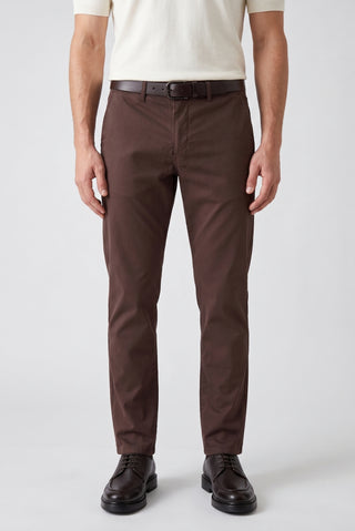  Orta Kahve Slim Fit Dar Kesim Yandan Cep Kanvas / Chino Pantolon