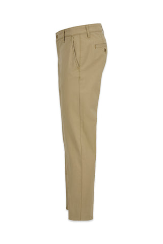  Orta Bej Regular Fit Standart Kesim Yandan Cep Kanvas / Chino Pantolon