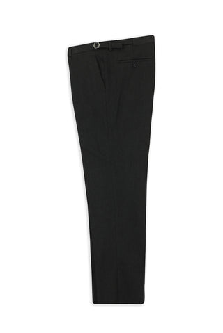  Koyu Antrasit 4 Drop Relaxed Fit Rahat Kesim Likralı Tokalı Flanel Klasik Pantolon