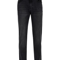 Black 6 Drop Regular Fit Standard Cut Denim Pants