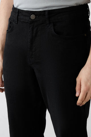  Koyu Antrasit Regular Fit Standart Kesim 5 Cep Denim Pantolon