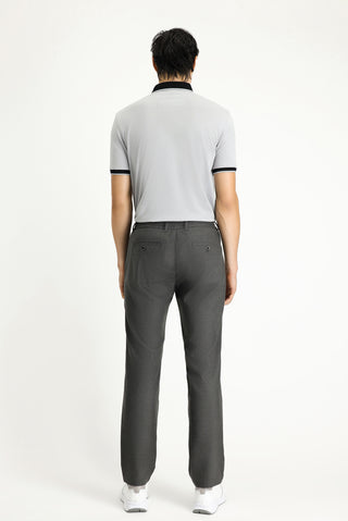  Koyu Füme Relaxed Fit Rahat Kesim Beli Bağcıklı Lastikli Pantolon