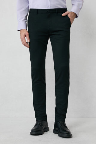  Siyah Slim Fit Dar Kesim 4 Mevsim Esnek Chino Spor Pantolon