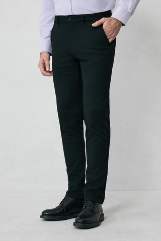  Siyah Slim Fit Dar Kesim 4 Mevsim Esnek Chino Spor Pantolon