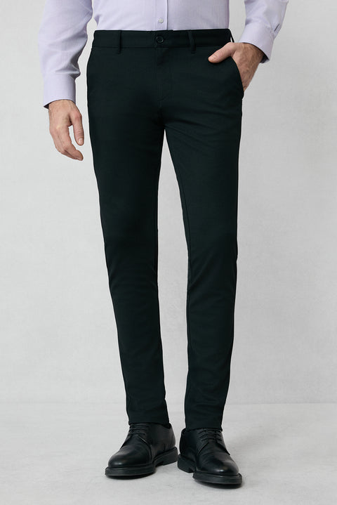 Siyah Relaxed Fit Rahat Kesim 4 Mevsim Esnek Chino Spor Pantolon